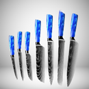 CONJUNTO DE FACAS AÇO INOX - 7 PEÇAS