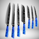 CONJUNTO DE FACAS AÇO INOX - 7 PEÇAS