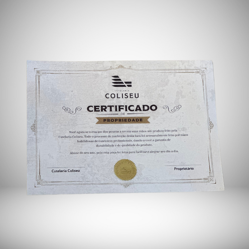 FACA AÇO CARBONO 8" BEEF E BREJA