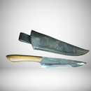 FACA AÇO CARBONO MADEIRA 10"BEEF E BREJA