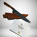 FACA AÇO CARBONO 10"CABO HÍBRIDO BEEF E BREJA