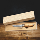 FACA FORJADA AÇO INOX DAMASCO 3,5"