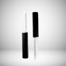 FACA DUPLA ESTILO JAPONESA PRETA