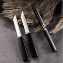 FACA DUPLA ESTILO JAPONESA PRETA